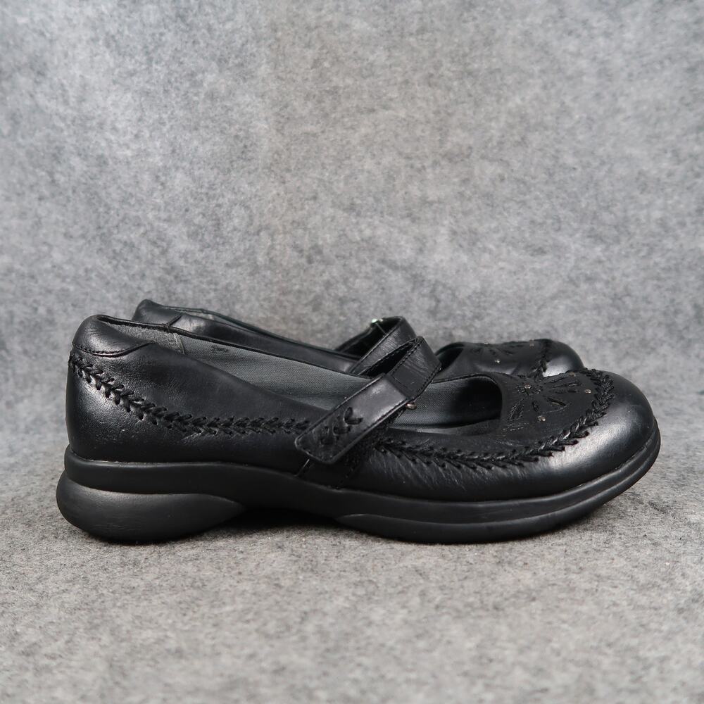 Thom McAn Shoes Womens 6.5 Mary Jane Leather Black Fashion Comfort Closed Toe
